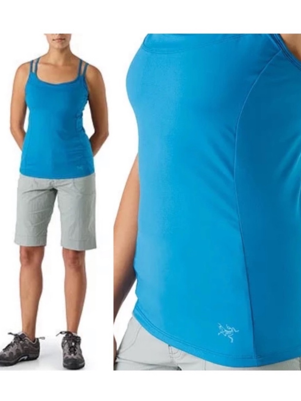 Arcteryx Women's Blue Senna
Tank Top size S Blue Athletic Breathable Activewear